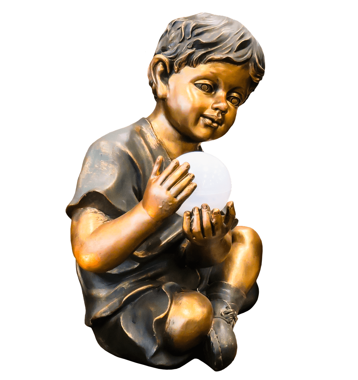 Child Figurine Lamp
