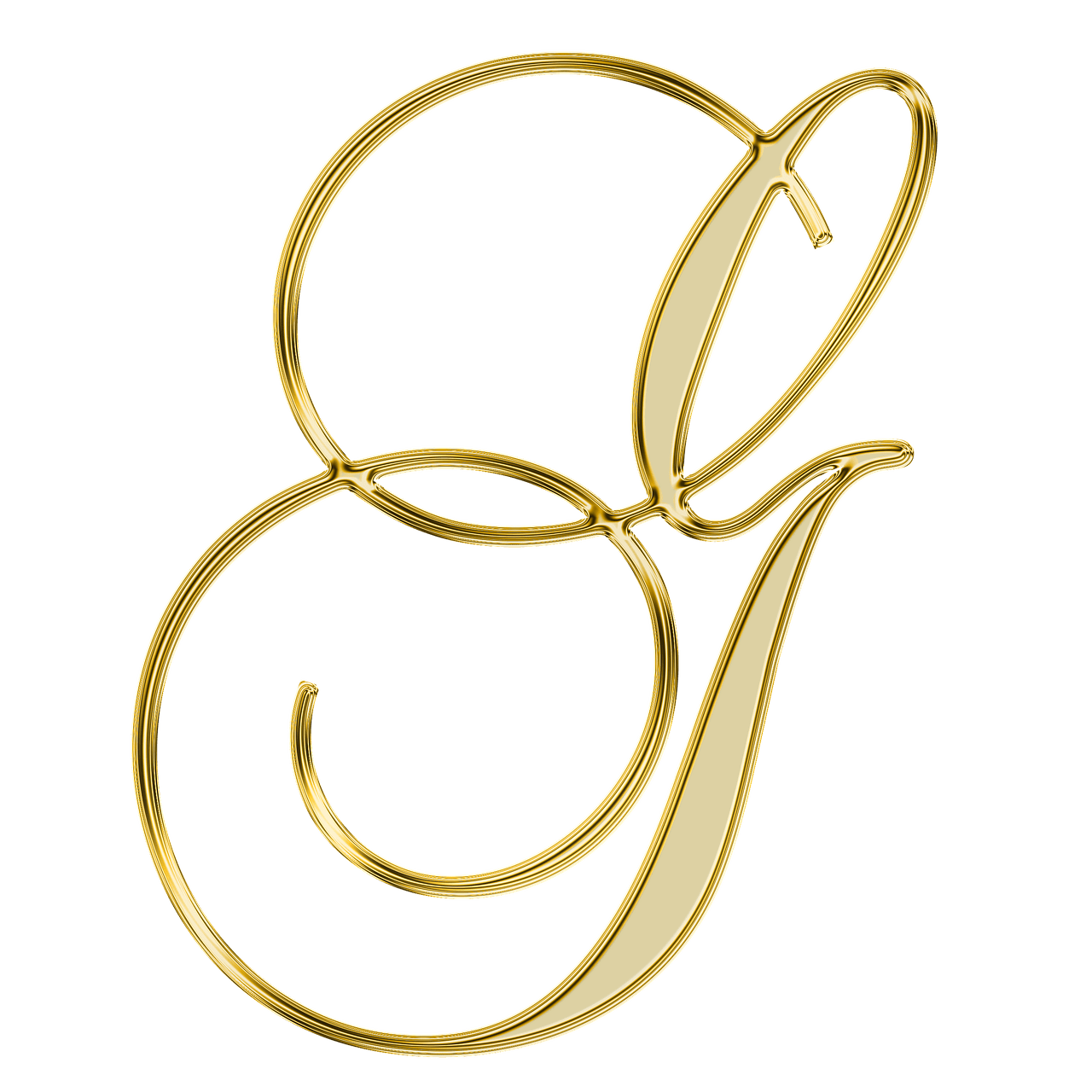 Capital Letter G Elegant