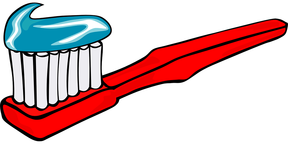 Red Toothbrush Clipart