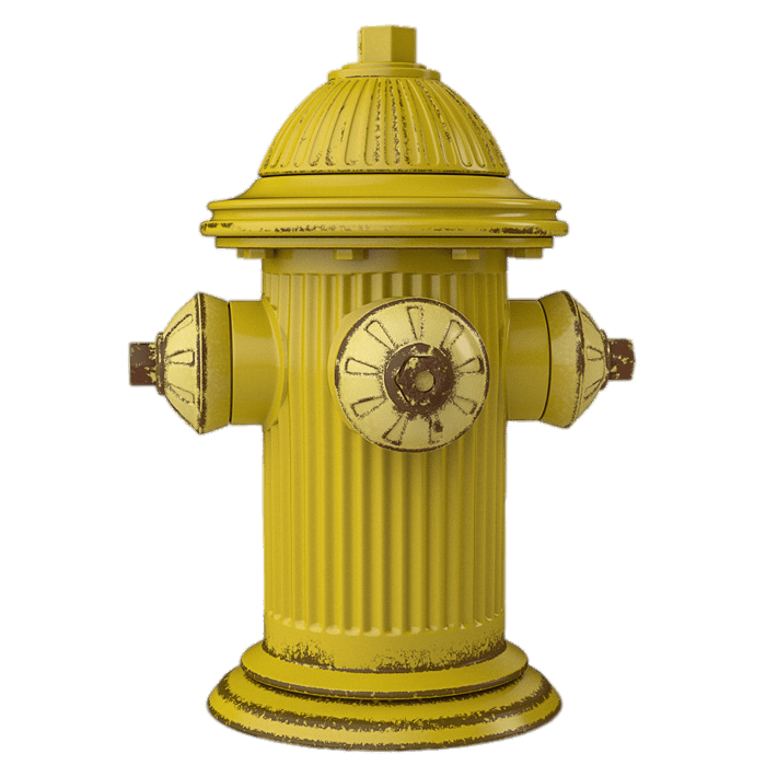 Yellow Fire Hydrant