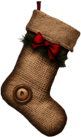 Jute Christmas Stocking