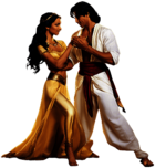 Jasmine and Aladdin