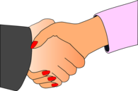 Handshake Manicured Hand