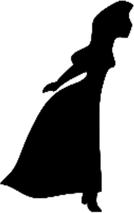 Silhouette of a Fairytale Princess