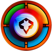 Learning Management Systems, Minimalist App Icon - Circle Icon Bevel Border