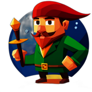 Pied Piper, Fairytale Character - Circle App Icon | Fan Art