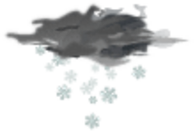 Grey Snowy Cloud