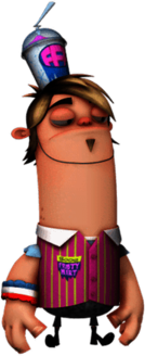 Fanboy Character Boog the Bully Eyes Down