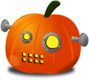 Robot Halloween Pumpkin