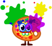 Splat the Abstract Artist With Paint Splatters