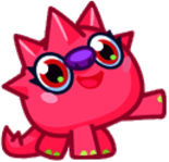 Jarvis the Pointy Pinkipine One Leg Up