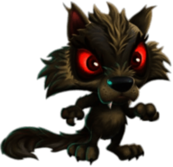 Cartoon Young Fenrir