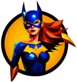 Batgirl Dc Comics - Circle App Icon | Fan Art