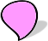 Pink Speech Bubble