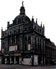 Balham Duchess Theatre, destroyed after being hit by a German bomb during WWII