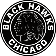Old Chicago Black Hawks Logo 1926 1935