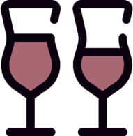 Two Glasses Of Wine Icon
