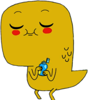 Dino Holding Small Bottle