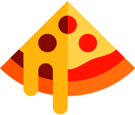 Cheezy Pizza Slice Icon