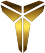 Kobe Bryant Logo Gold