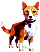 American Wirehair, Children'S Cartoon Animation Style - Full Body, Single View, No Shadow