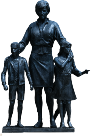 Statue Of Princess Diana at Kensington Palace