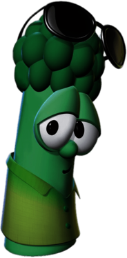 Junior Asparagus Wearing Sunglasses
