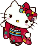 Hello Kitty in Traditional Japanese Outfit