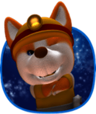 The Dibidogs Character Ronny Emblem