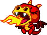 Burnie the Fiery Frazzledragon Shooting Fire