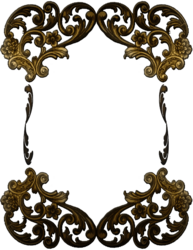 Victorian Golden Ornate Frame