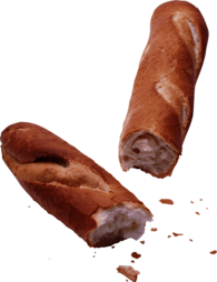 Bread Baguette Cut