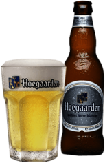 Hoegaarden Bottle and Glass