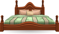 Large Vintage Bed
