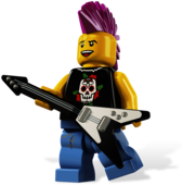 Lego Punk Rocker