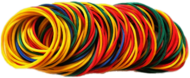 Coloured Rubber Bands