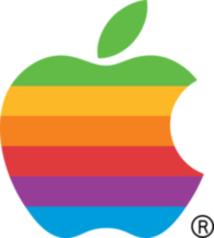 Apple Computer rainbow