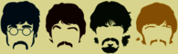 Beatles silhouettes