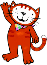 Poppy Cat Waving