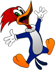 Woody Woodpecker Jumping