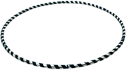 Silver and Blue Hula Hoop