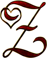 Valentine Captital Letter Z