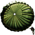 Light Green Parachute