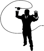 Silhouette Cracking Whip