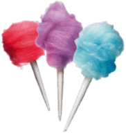 Coloured Candy Floss