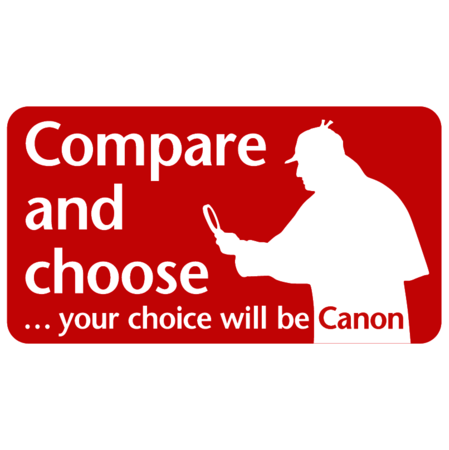 Canon Compare and choose