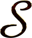 Capital Letter S Red