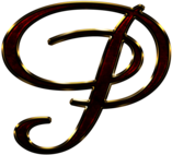 Capital Letter P Red