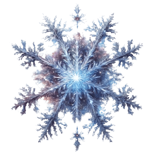 Spiral Galaxy Snowflake