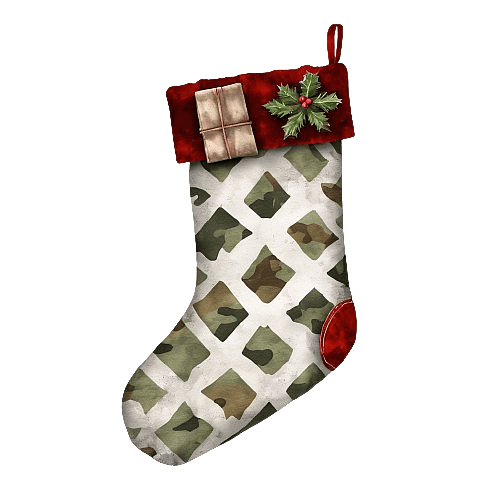 Camouflage Christmas Stocking